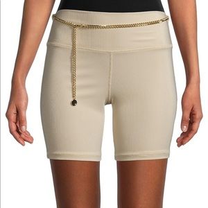 WEWOREWHAT new chain rib bike shorts, khaki